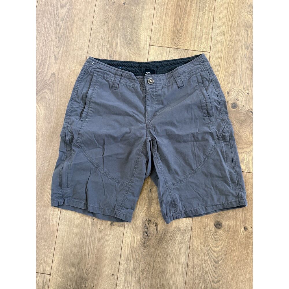 KUHL 6 Womens Grey Spire Style 6285 Zip Pockets Cargo Bermuda Hiking Shorts